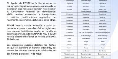 PROGRAMACIÓN DE NOCHE DE DPI PARA EL 2022