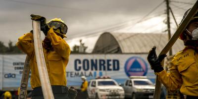 BRIF/GUA de la CONRED están preparadas para atender incendios a nivel nacional. Foto de archivo.