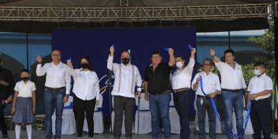 Presidente Alejandro Giammattei inaugura ampliación de Escuela Primaria 