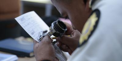 Curso de dactiloscopia fortalece cotejo de huellas