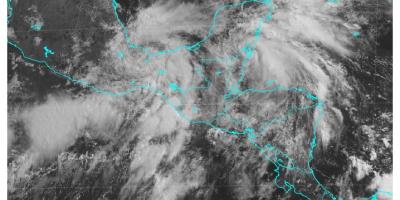 Imagen satelital. Fuente: INSIVUMEH.