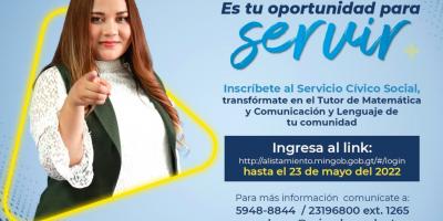 Es tu oportunidad para servir 