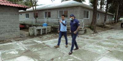 El secretario Francisco Molina supervisó la obra