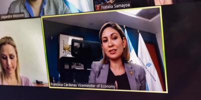 Viceministra de Inversión y Competencia, Francisca Cárdenas, presentó las ventajas de Guatemala y al MINECO y PRONACOM como aliados estratégicos para invertir en Guatemala