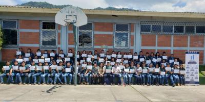 Estudiantes de San Marcos son líderes ambientales de Guatemala