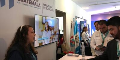 Mineco participó con un estand en el congreso.