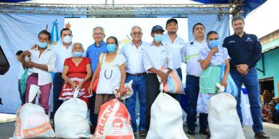 MAGA entrega alimentos para combatir inseguridad alimentaria en Jutiapa