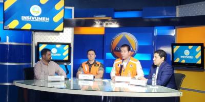 Conferencia de prensa sobre la atención a Ciclón Tropical