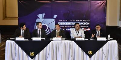 Conferencia de Prensa Congreso Centroamericano de Descentralización y Desarrollo Territorial 