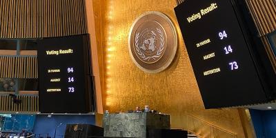 Resolución "Promoción de vías de recurso y reparaciones por la agresión contra Ucrania"  