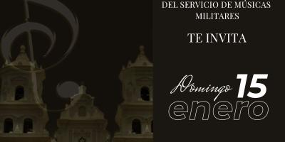 Concierto de música sacra por la Banda Sinfónica Marcial, frente a la Basílica de Esquipulas