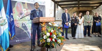 El viceministro de Desarrollo de la MIPYME durante su participación en la apertura de la feria.