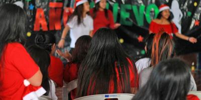 Las jóvenes ensayaron su rutina todos los días