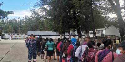 Quinta Brigada de Infantería apoya jornada médico-quirúrgica en Huehuetenango.