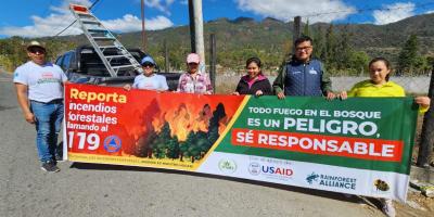 MARN socializa en Huehuetenango acciones para prevenir los incendios forestales