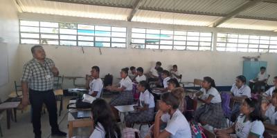 MARN instruye sobre gestión ambiental a estudiantes de Petén 