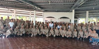 Reservistas militares se forman como educadores ambientales