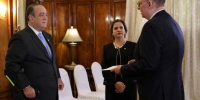 Presidente Alejandro Giammattei recibe Cartas Credenciales