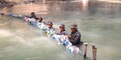Ejército de Guatemala instala biobardas en el departamento de Huehuetenango.