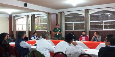 Autoridades locales de San Marcos intercambian experiencias  relacionadas al Ordenamiento Territorial.