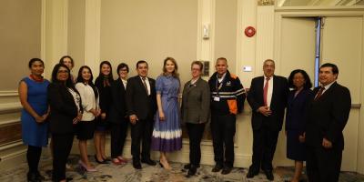 La Secretaria Presidencial de la mujer participó en una reunión de trabajo como invitada especial de la princesa Sarah Zeid de Jordania