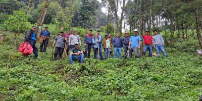 Marquenses reforestan el Bosque Municipal de Esquipulas Palo Gordo