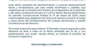 Comunicado