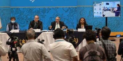 Conferencia de prensa de Minsalud