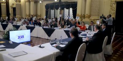 Cuarta reunión ordinaria del Conadur se celebró en el Palacio Nacional de la Cultura.