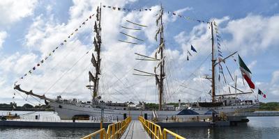 Visita oficial a Guatemala del Buque Escuela de la Armada de México, ARM “CUAUHTÉMOC”.