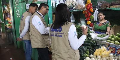 Supervisores de Diaco realiza verificaciones de precios en mercados