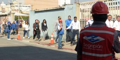 Personal de SEGEPLAN reingresa a instalaciones luego de participar en macrosimulacro.