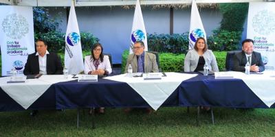 Ministro Maynor Estrada presenta su equipo de trabajo