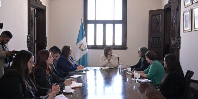 Presidenta en funciones Karin Herrera 