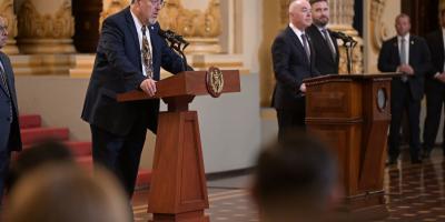 Conferencia conjunta entre Presidente Bernardo Arévalo y Secretario Alejandro Mayorkas