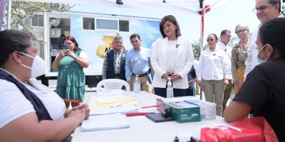 Vicepresidenta Karin Herrera