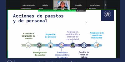 La capacitación fue virtual