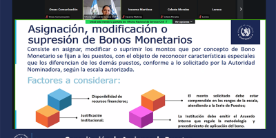 La capacitación de acciones de puestos fue virtual