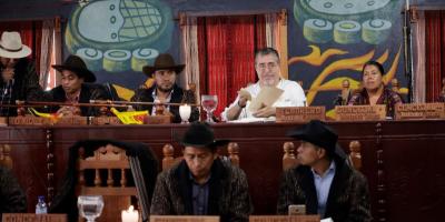 Reunión con Alcaldes Indignas Sololá