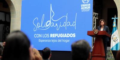 Vicepresidenta Karin Herrera participa en el Día Internacional de los Refugiados