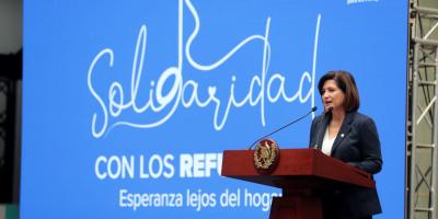 Vicepresidenta Karin Herrera