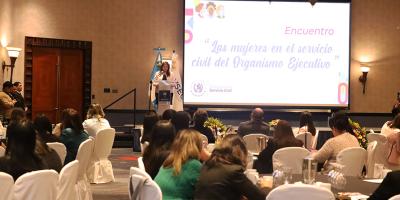 En el evento participaron mujeres que trabajan en el Organismo Ejecutivo