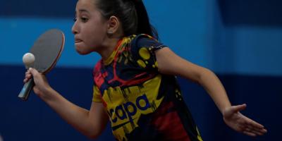 Atletas de la región participan enel Campeonato Centroamericano de Tenis de Mesa.