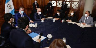 Reunión del presidente Bernardo Arévalo con representantes de COPADEH Y CIDH