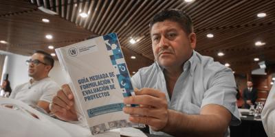 En el taller se dio a conocer la importancia de la Guía Mediada de Formulación y Evaluación de Proyectos. 