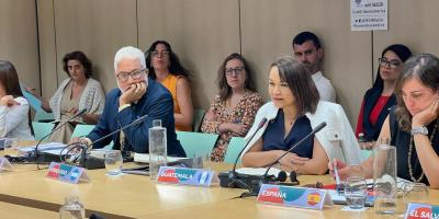 Iliana Peña, subsecretaria de Cooperación, representó a Guatemala en los encuentros con aliados internacionales.