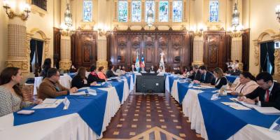 Reunión de trabajo se efectuó en el Palacio Nacional de la Cultura. 