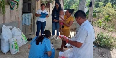 Entregan alimentos para prevenir desnutrición aguda