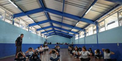 Los alumnos de la Escuela Miguel Ángel García Granados cuentan con mejores instalaciones.