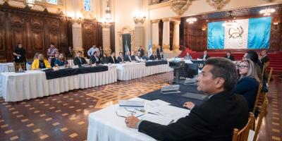 Reunión se efectuó en Salón Banderas del Palacio Nacional de la Cultura. 